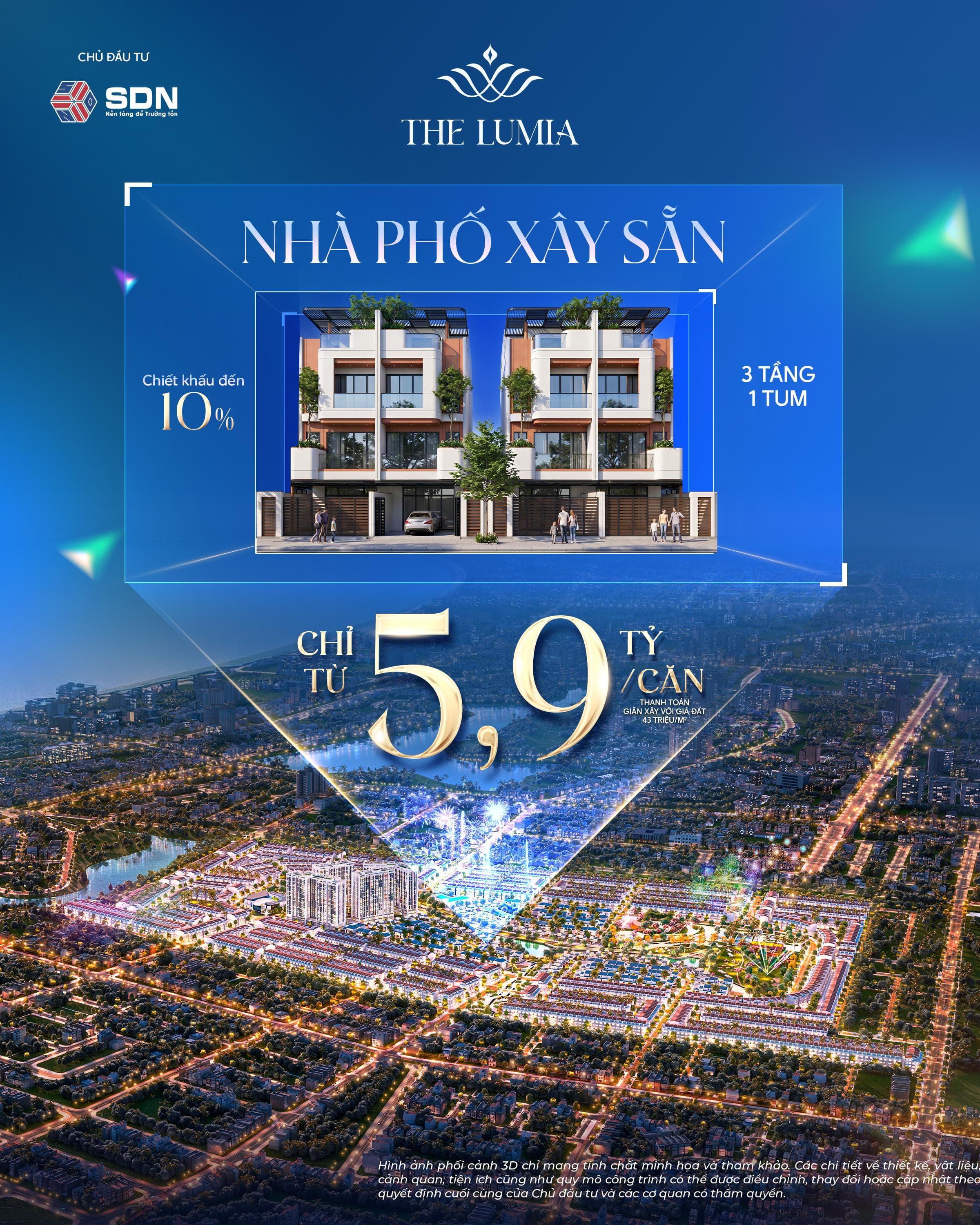 Chính sách giá bán và ưu đãi nhà phố xây sẵn